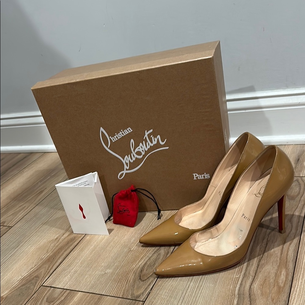 Christian Louboutin Women's Tan Pumps